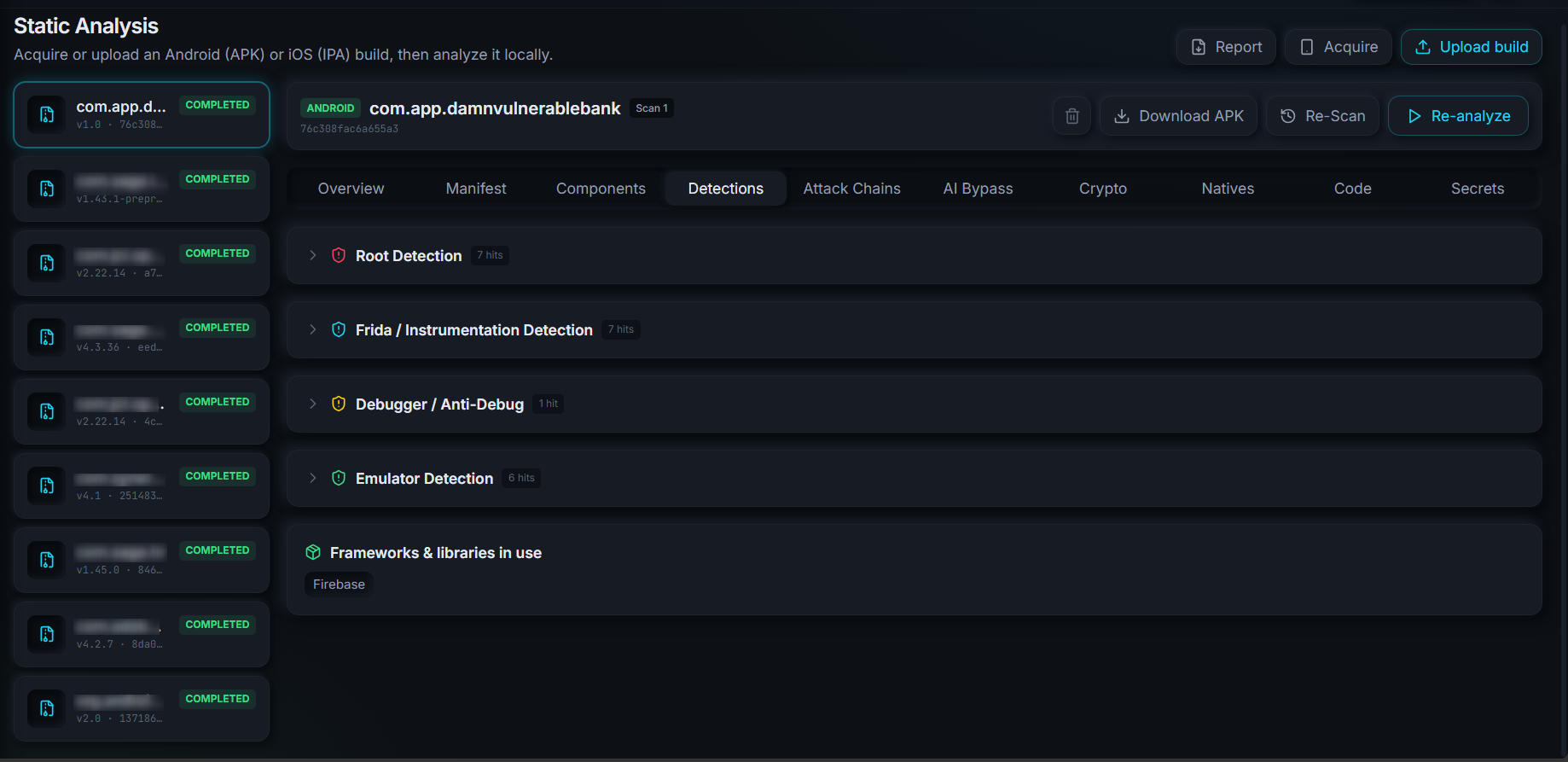Detections